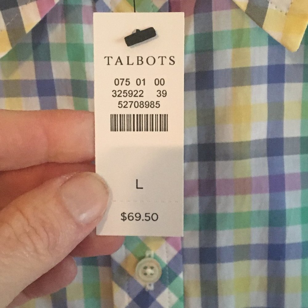 Talbots L Long Sleeve Blouse - Picture 3 of 8